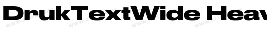 DrukTextWide Heavy字体转换
